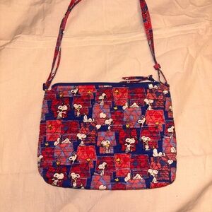 Vera Bradley peanuts snoopy small tote bag